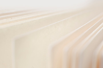 Abstract book pages in close-up