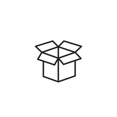 Open Box Icon. Package sign. Vector illustration on a white background. Symbol for your web site design, logo, app, UI. Vector illustration, EPS 