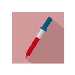 Medical icon. Rubber bulb flat icon design.