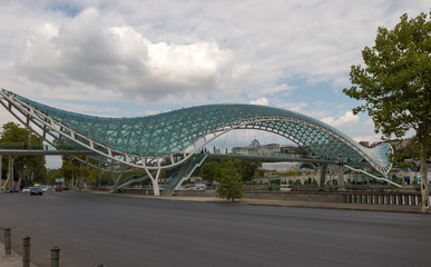 Obraz premium Bridge of Peace, Tbilisi Georgia 2019 