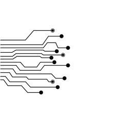 Circuit Logo Template vector