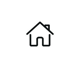 Fototapeta na wymiar House icon symbol eps 10 vector
