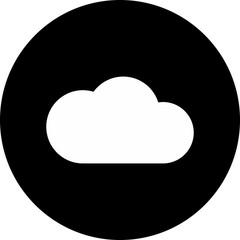 Cloud icon isolated on background