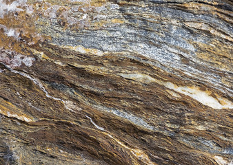 natural rock background. Sedimentary rock layers