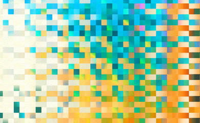Abstract square blocks shapes gradient pattern background