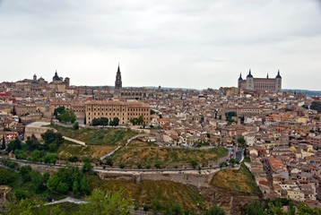 Fototapeta na wymiar Panorámica de Toledo