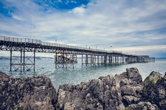 United Kingdom, Wales, Gower Peninsula, Mumbles, Mumbles Pier