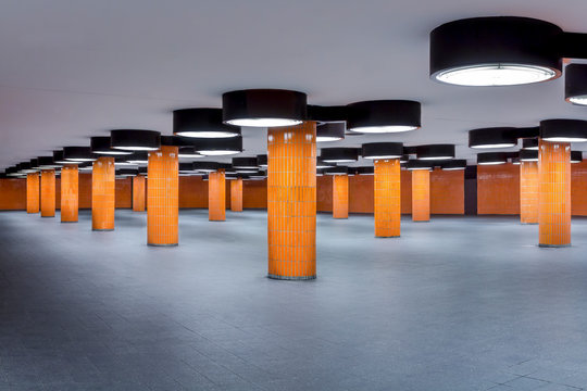 Germany, Berlin, unfinished subway station at the international congress centrum