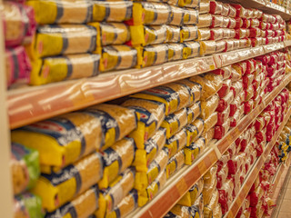 products of food at super market
