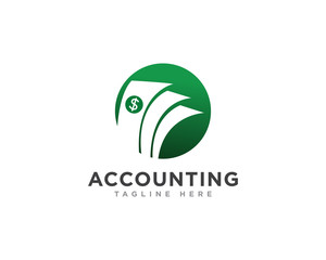 Finance and Accounting Logo Design Vector