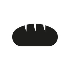 Icon of bread. Simple flat vector illustration.