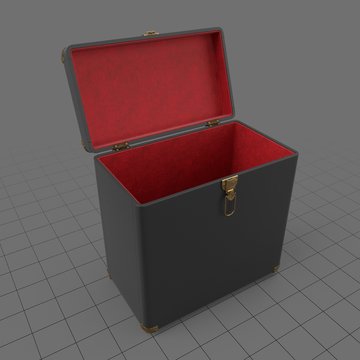 Empty record carrying case