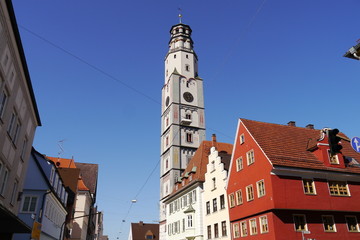 Obraz premium Schimmelturm in Lauingen an der Donau