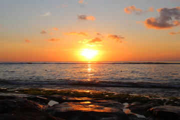 sunset on the beach 2