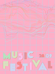 Music festival cover background.