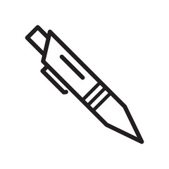 Fototapeta premium Pen icon vector design template
