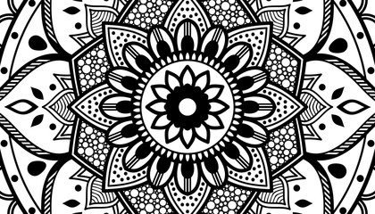 Ethnic Mandala Ornament. Arabic, Pakistan, Moroccan, Turkish, Indian, Spain motifs