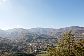 Hügellandschaft in der Toscana