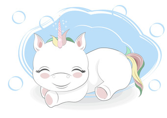 unicorn sleeps
