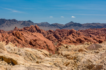 Fire Canyon / Silica Dome in  Valley of Fire State Park, Nevada United States