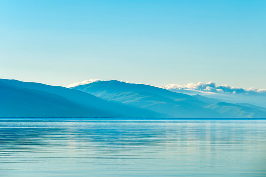 Lake Sevan at dawn, Sevan, Gegharkunik Province, Armenia