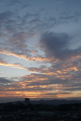 大阪の住宅街の朝