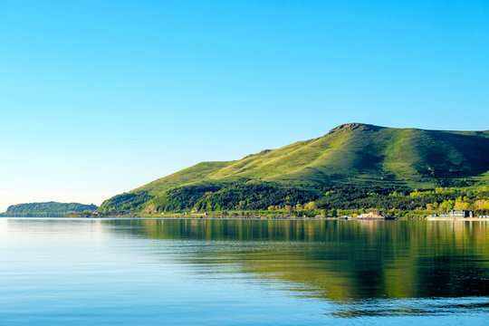 Lake Sevan at dawn, Sevan, Gegharkunik Province, Armenia