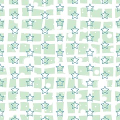 Seamless Pattern with Stars