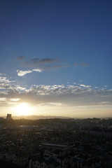 大阪の住宅街の朝