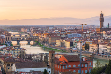 Panoramic View from Piazzale Michelangelo,Florence,Italy