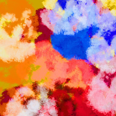 abstract painted watercolor background blots and splatters