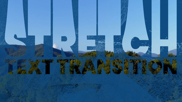 Stretch Text Transition