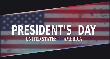 Presidents day background	