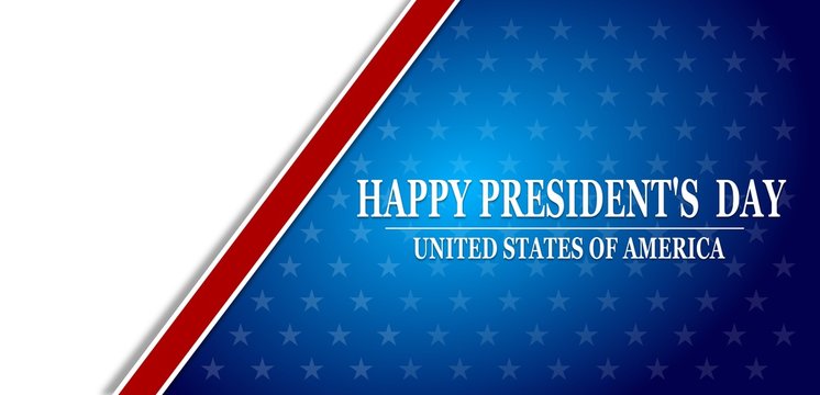 Presidents day background	