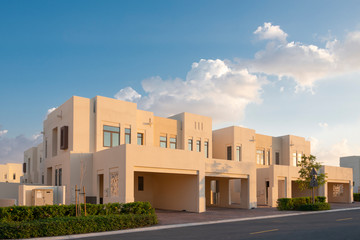 Gated villa compound luxury housing development