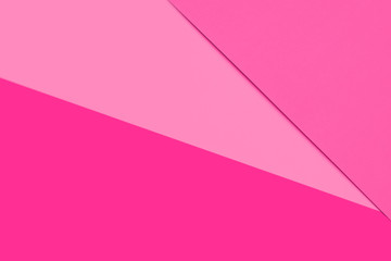 Сolorful pastel pink colors paper background. Copy space.