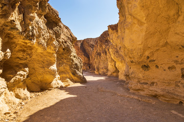 The Golden Canyon, Death Valley National Park. USA