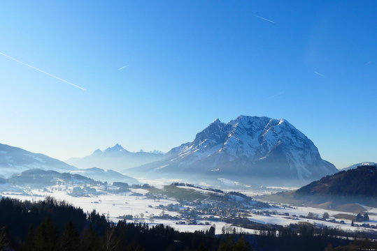 winterliches Ennstal