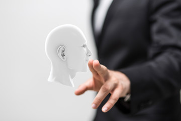 human head, chakra power, inspiration abstract thought.