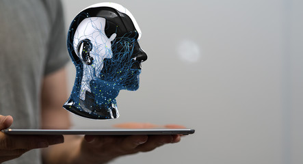 human head, chakra power, inspiration abstract thought.