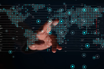 Best Internet Concept of global business from concepts series