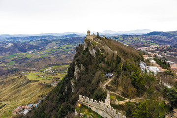 De La Fratta (Second Tower or Cesta) view in San Marino - Image
