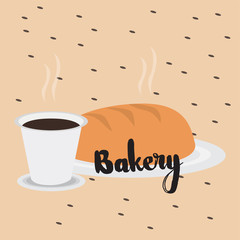Vintage bakery poster