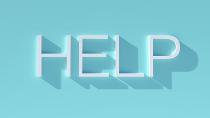 help app icon against a colored wall - communication concept for contact and service use. copy space for individual text.