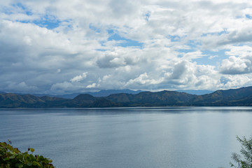 Beautiful landscape of Lake Tazawako