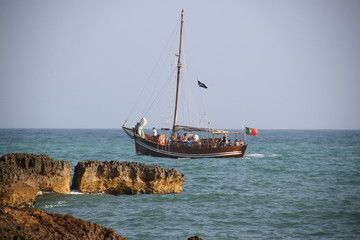 Statek na oceanie,Portugalia © ewa