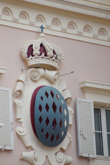 Detail einer Fassade in Monaco