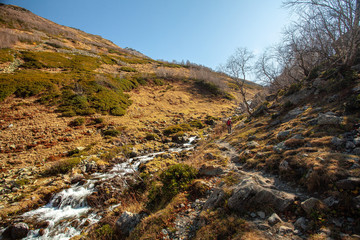 Fototapeta na wymiar Landscape in the mountains of the Caucasus