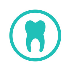 Vector isolated illustration of tooth
