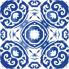 Fototapeta premium Decorative color ceramic azulejo tiles.